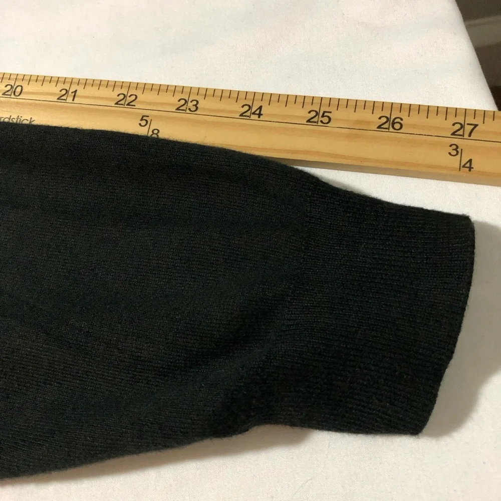 Vtg polo Ralph Lauren black v neck mens xxl pullover sweater pima cotton preppy